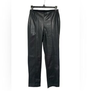 J. Jill Black Leather Look Pants XS EUC